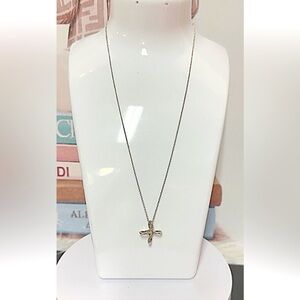Tiffany & Co. Silver Cross Necklace